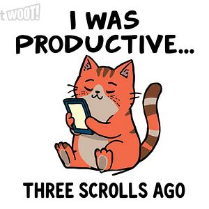 Graphic for I Was Productive