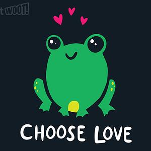 Graphic for Choose Love Frog