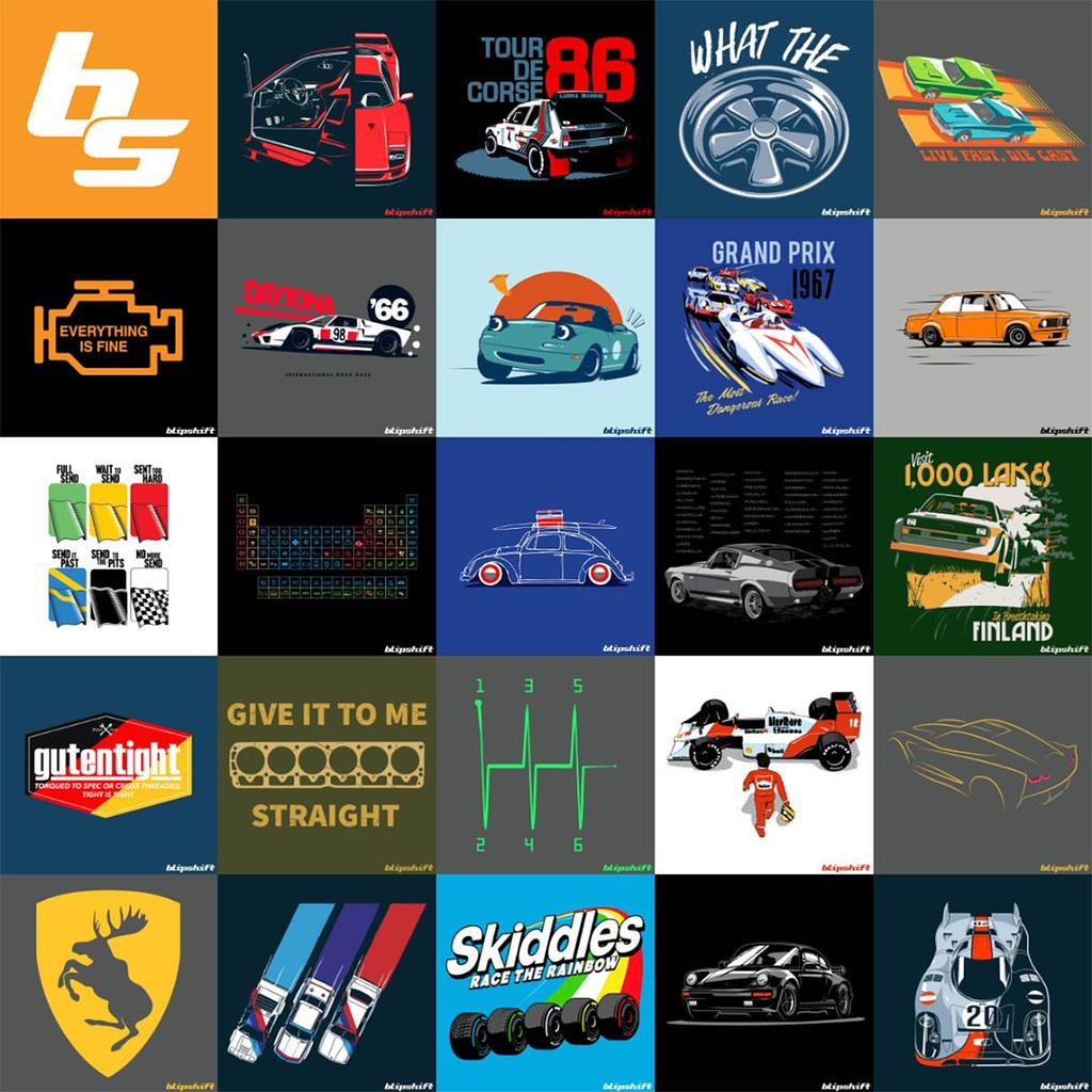 blipshift: Pile On The Tees