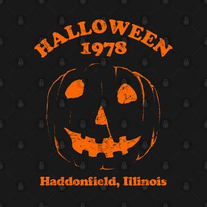 Graphic for Halloween 1978 Holiday Spooky Myers Pumpkin Haddonfield