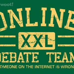 Graphic for Online Debate Team