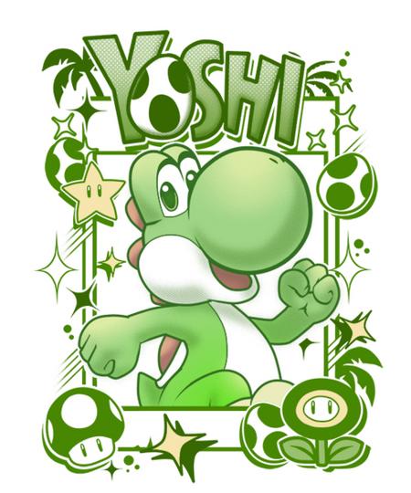 Qwertee: YOSHI POLAROID