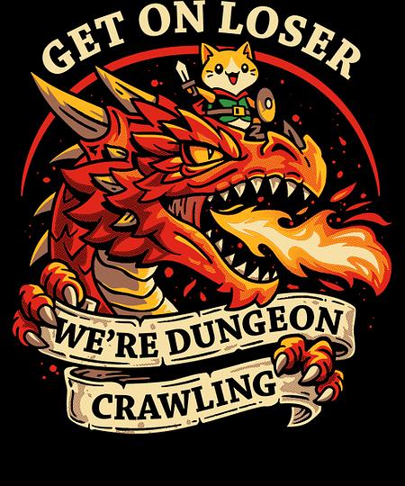 Qwertee: Dungeon Crawling Dragon
