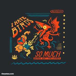 Graphic for Birds Get The Laser