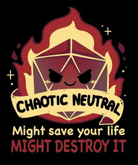 Qwertee: Chaotic Neutral!