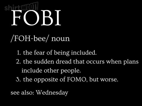 Woot!: FOBI Meaning