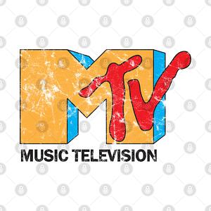 Graphic for Mtv logo vintage distressed