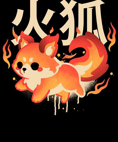 Qwertee: Fire kitsune