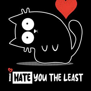 Graphic for I hate you the least