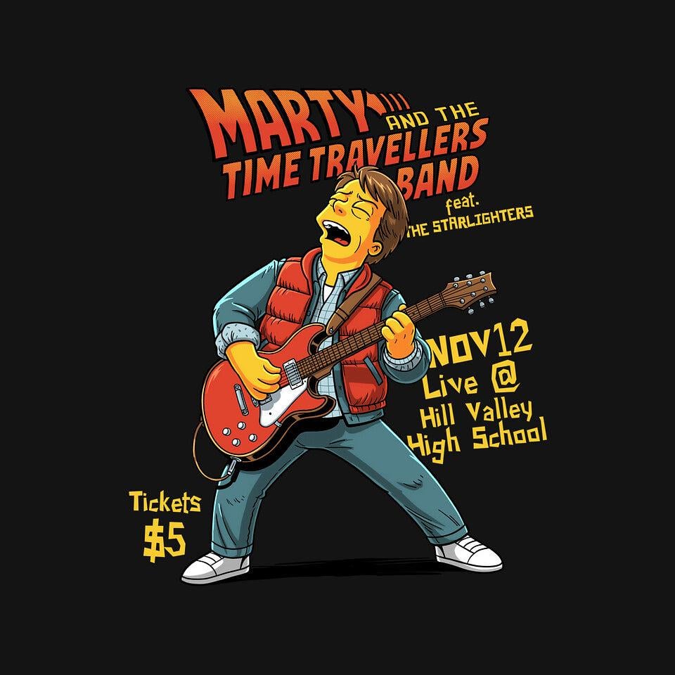 TeeFury: The Time Travelers Band