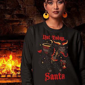 Graphic for Not Today Santa