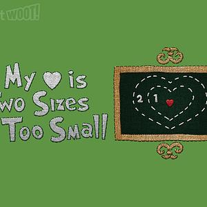 Graphic for Two Sizes Too Small