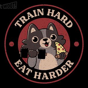 Graphic for Train Hard Eat Harder