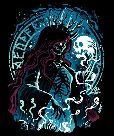 Qwertee: Hel the Queen of Niflheim