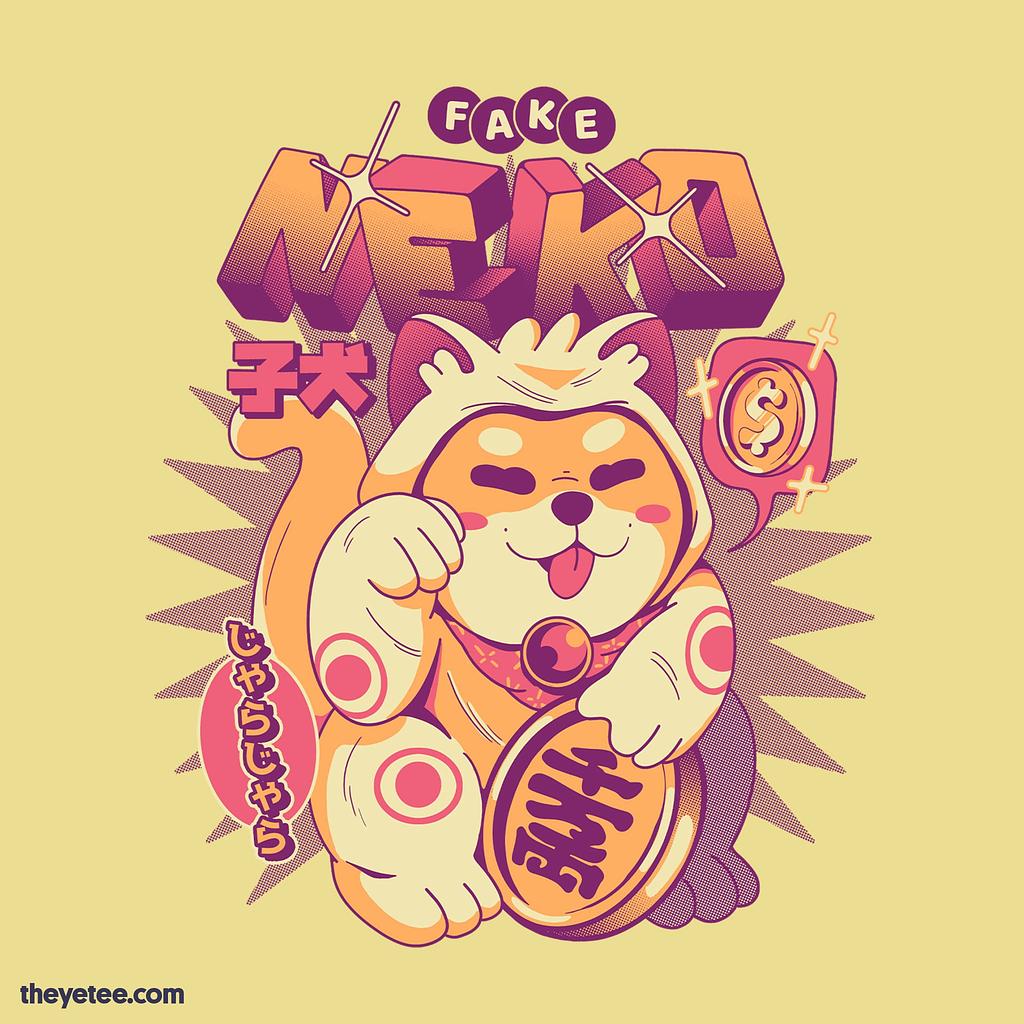 The Yetee: Fake Neko - Resub