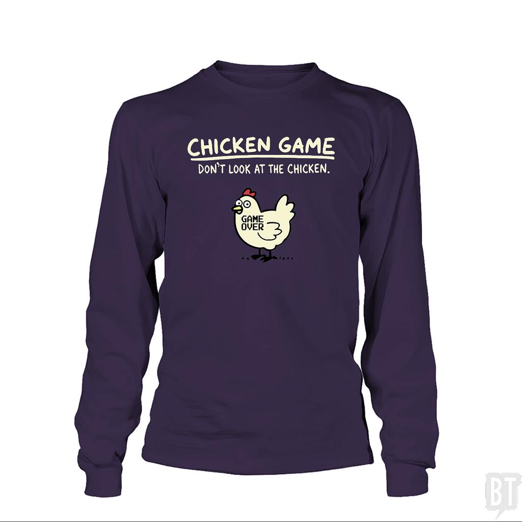 BustedTees: Chicken Game Long Sleeve