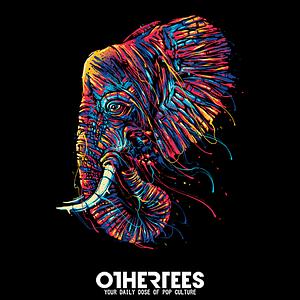 Graphic for Colorful Elephant