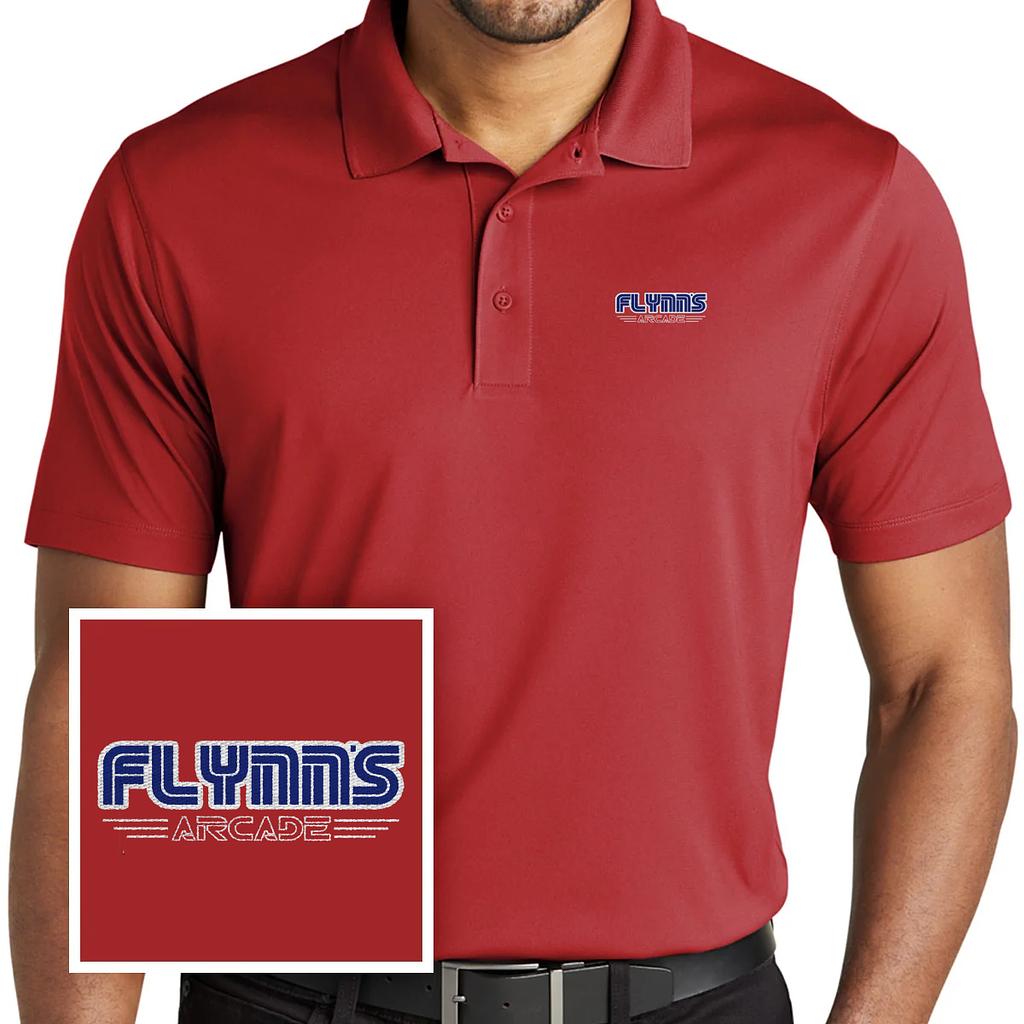BustedTees: Flynns Arcade Polo Shirt