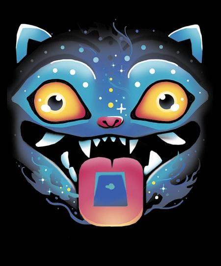 Qwertee: Magic Cat