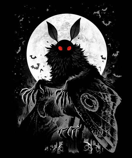 Qwertee: Red Eyed Mothman