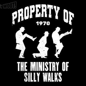 Graphic for Property Of The Ministry Of Silly Walks