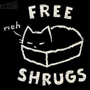 Graphic for Free Cat Shrugs