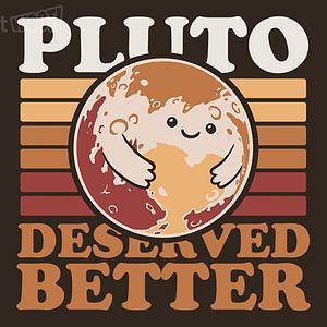 Graphic for Pluto Vintage Planet