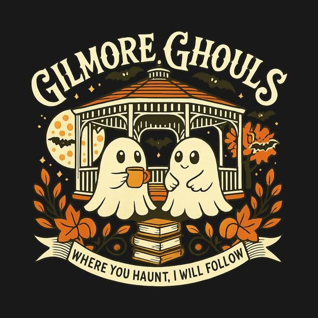 TeePublic: Gilmore Ghouls, Ghost Parody Halloween, Fall for Gilmore Girl fans, Halloween, TV Show