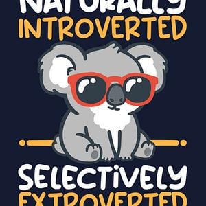 Graphic for Selectively extrovert