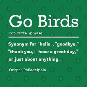 Graphic for Go birds - Eagles Football