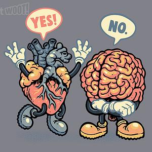 Graphic for The Heart Says Yes but the Brain Says No