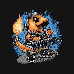 Graphic for Flaming Rocker