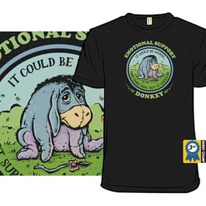 Graphic for Emotional Support Donkey