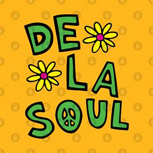 Graphic for De La Soul Retro Hip Hop Logo Simple Handdrawn