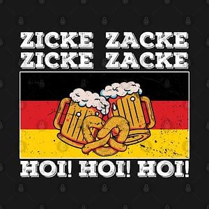 Graphic for Zicke Zacke Hoi Oktoberfest German Flag Party