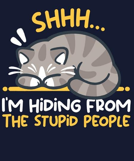 Qwertee: Hiding from the stupid people