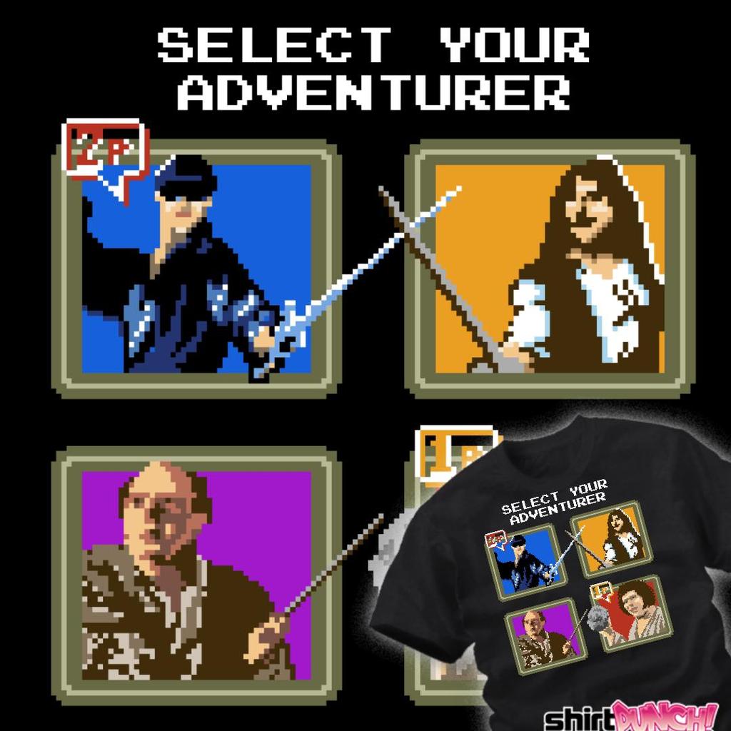 ShirtPunch: Select Your Adventurer
