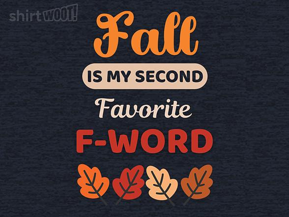 Woot!: Fall Is My Second Favorite F-Word