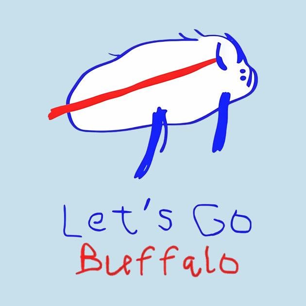 TeePublic: Josh Potato Buffalo Drawing