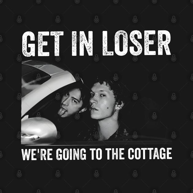 TeePublic: Get In Loser We're Going To The Cottage Heated-Rivalry Hollander Rozanov Hockey