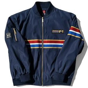 Graphic for 1986 Honda F1 Team Aviator Jacket (Blue)