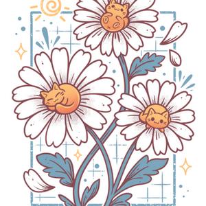 Graphic for Lazy Daisy Cats