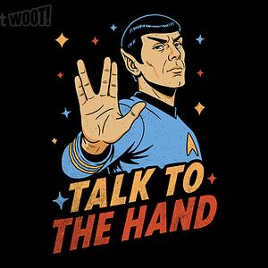 Graphic for Talk to the hand