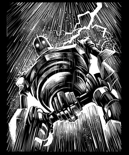 Qwertee: Giant Under the Rain