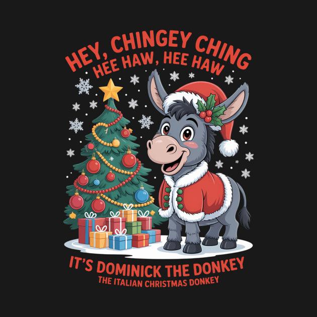 TeePublic: Funny Christmas Italian Christmas Donkey Dominick The Donkey
