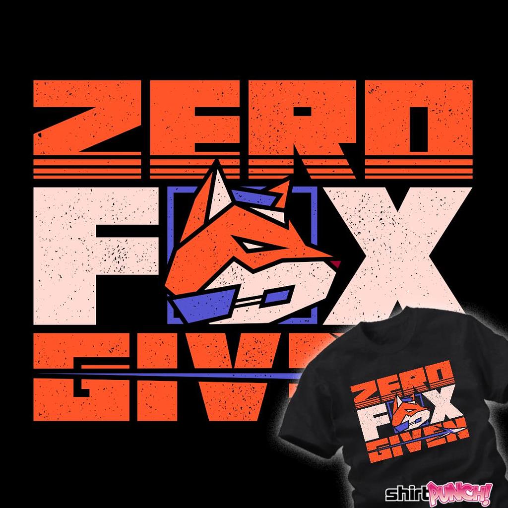 ShirtPunch: Zero Fox Given