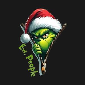 Graphic for Ew People Grinch Christmas