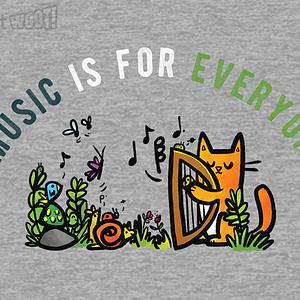 Graphic for Music is for Everyone