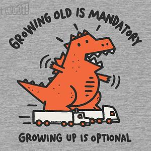 Graphic for Growing up is optional