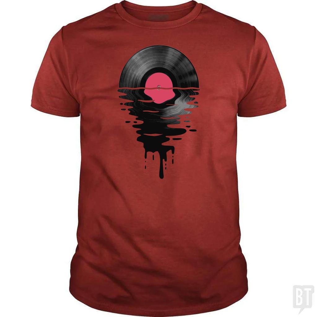 BustedTees: Vinyl Sunset